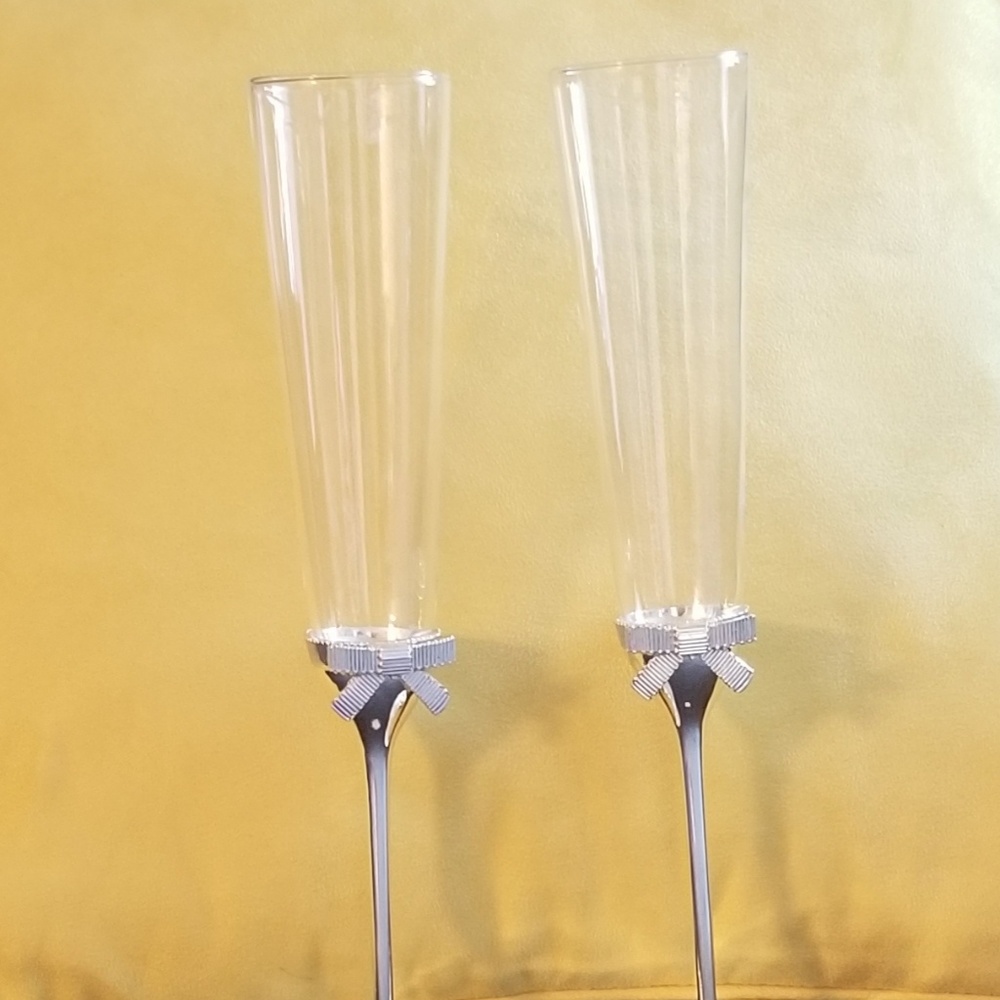 Pre-owned Kate Spade New York Champagne Flutes